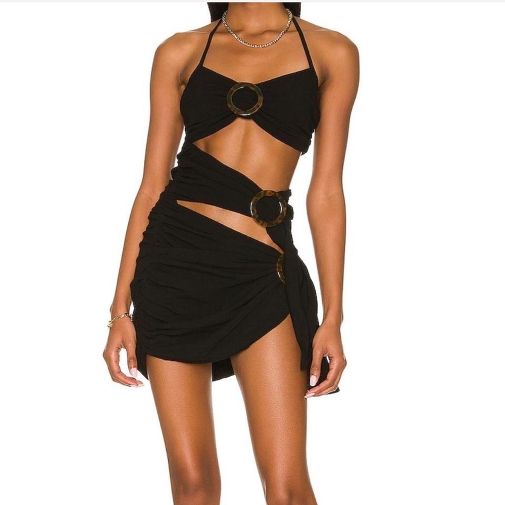 REVOLVE LOVEWAVE - The Kessa Mini
Dress in Black (coverup) — SOLDOUT ONKINR